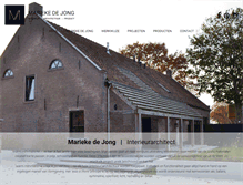 Tablet Screenshot of marieke-de-jong.com